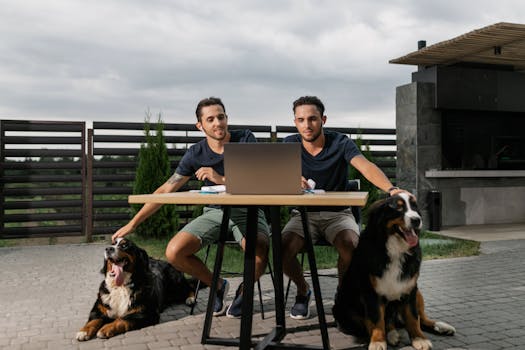 family working together in garden