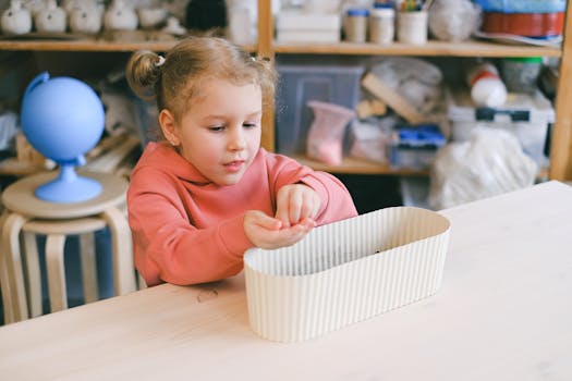 kids planting seeds