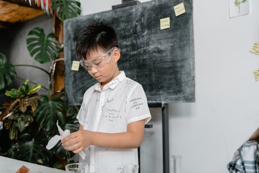 students conducting a plant growth experiment