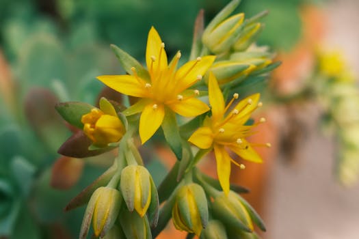 vibrant flower garden