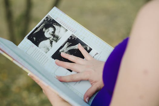 family planning their scrapbook