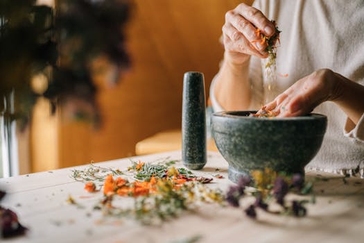 Indoor herb garden project