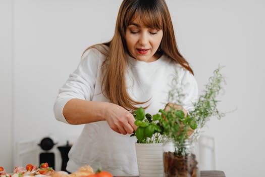 indoor herb garden