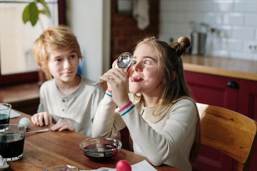 children making seed bombs