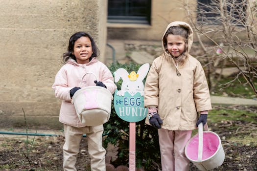 kids enjoying a scavenger hunt